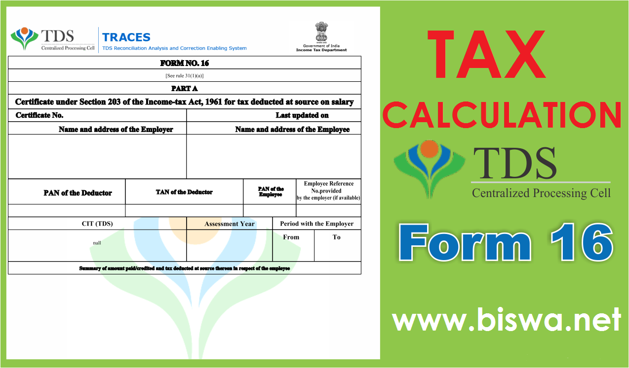 Tax Calculation & Form 16